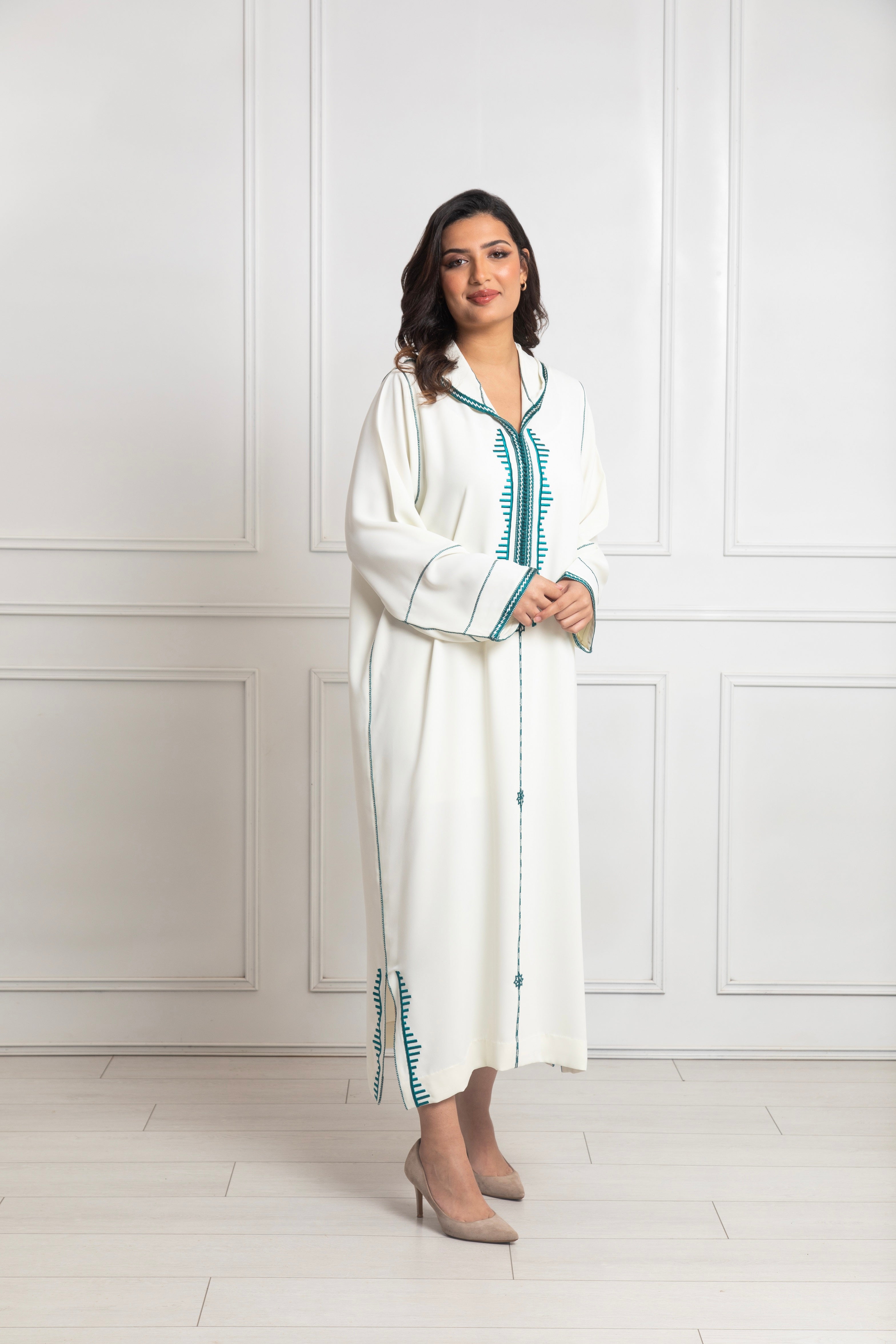 Djellaba Berchmane & Broderie 100% Handmade