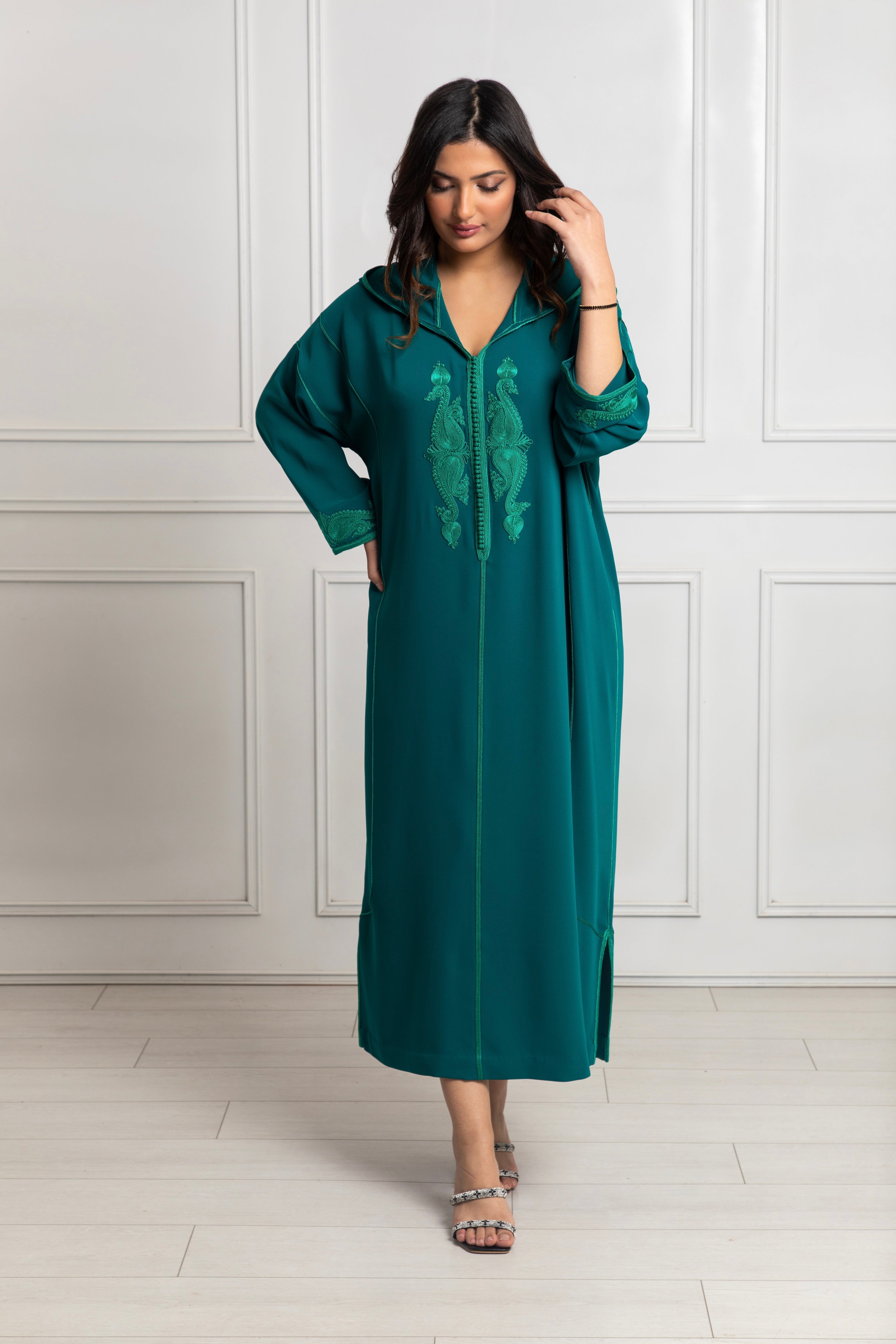 Djellaba en Broderie - Façon Maalem - Art Noble