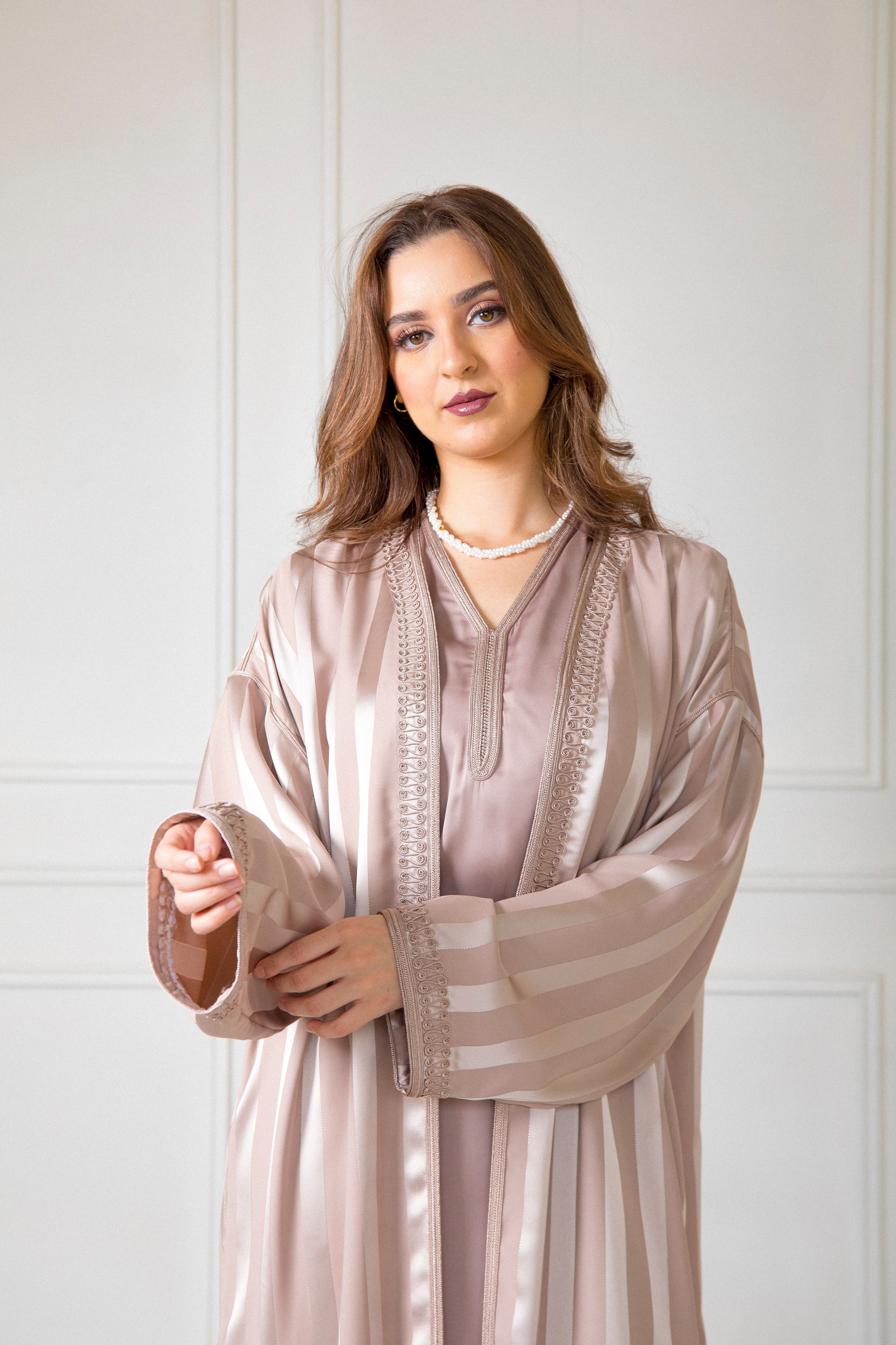 Ensemble Kimono et Robe - Jawhara & Demi-soie