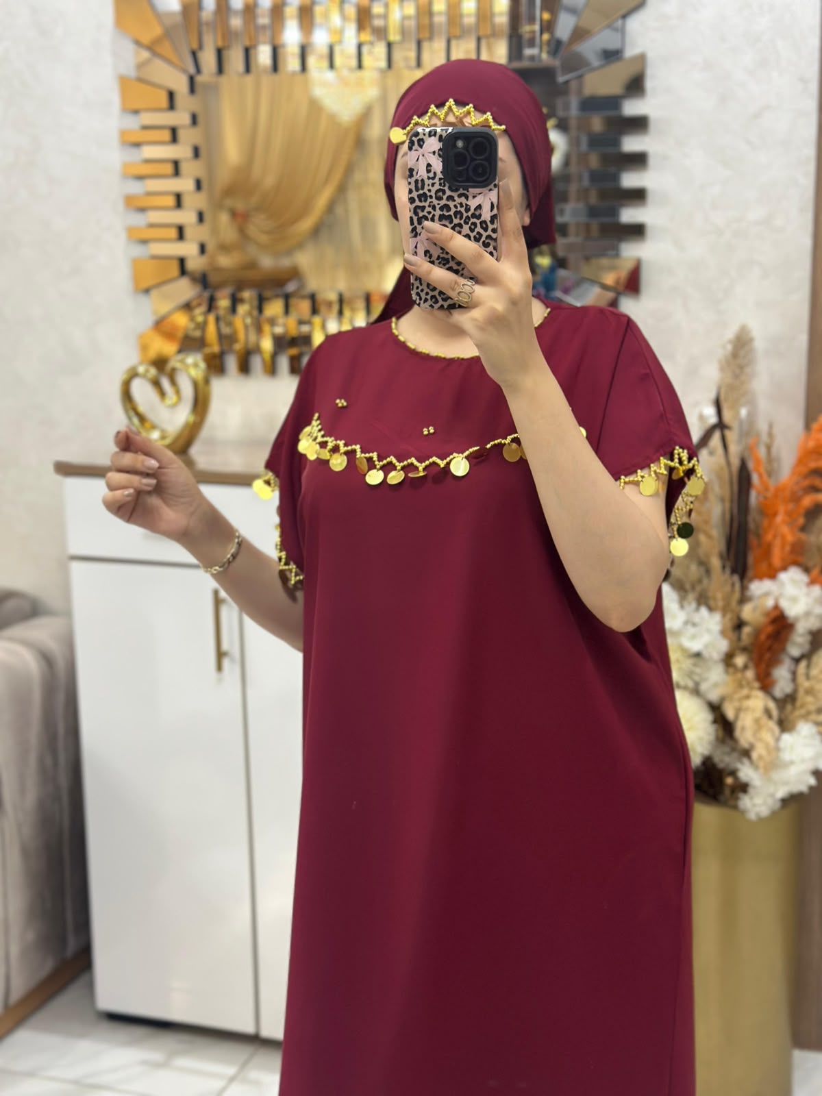 👗 Abaya égyptienne avec foulard