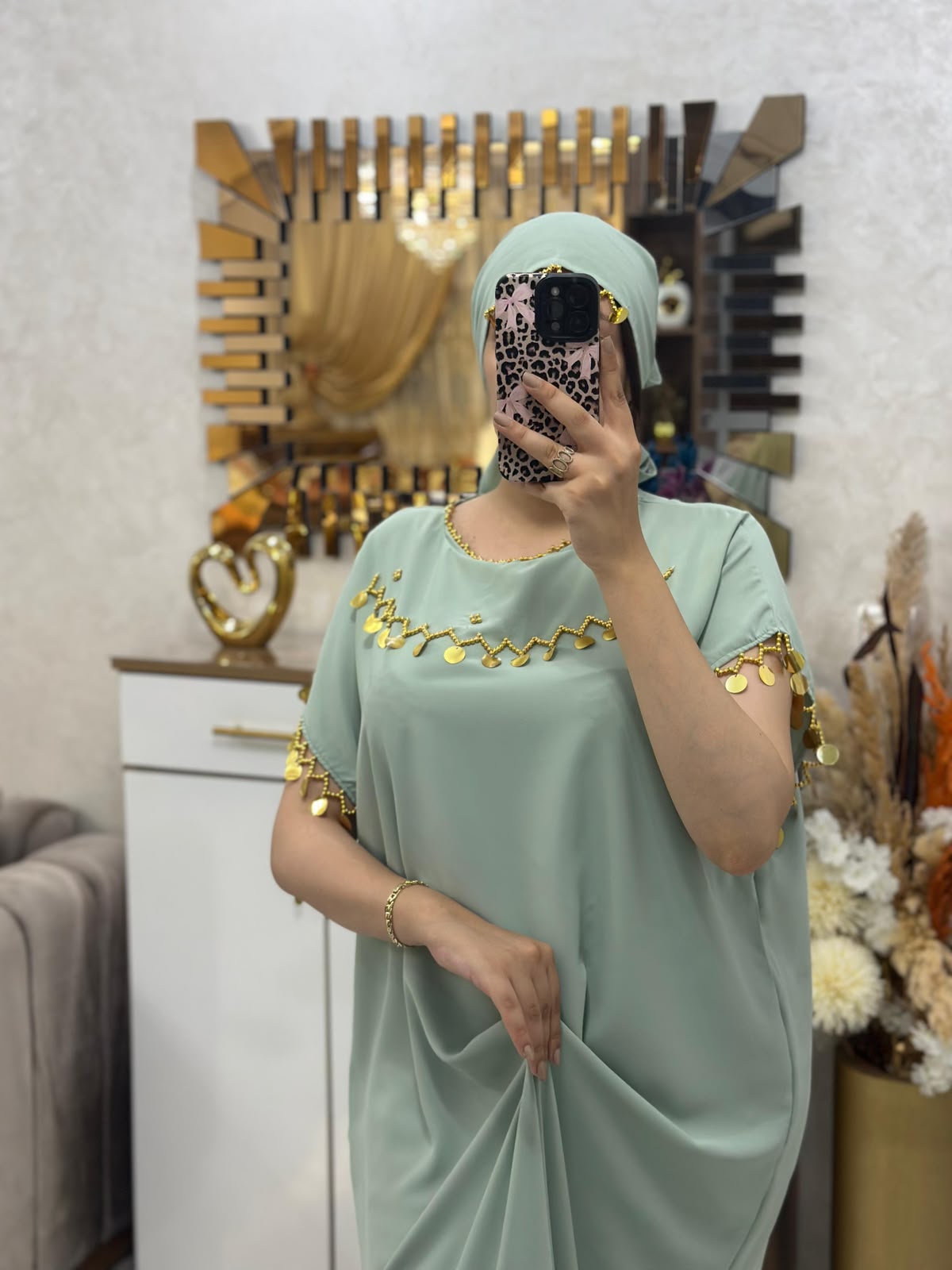👗 Abaya égyptienne avec foulard