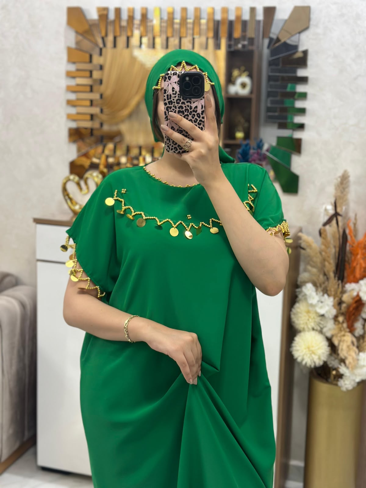 👗 Abaya égyptienne avec foulard