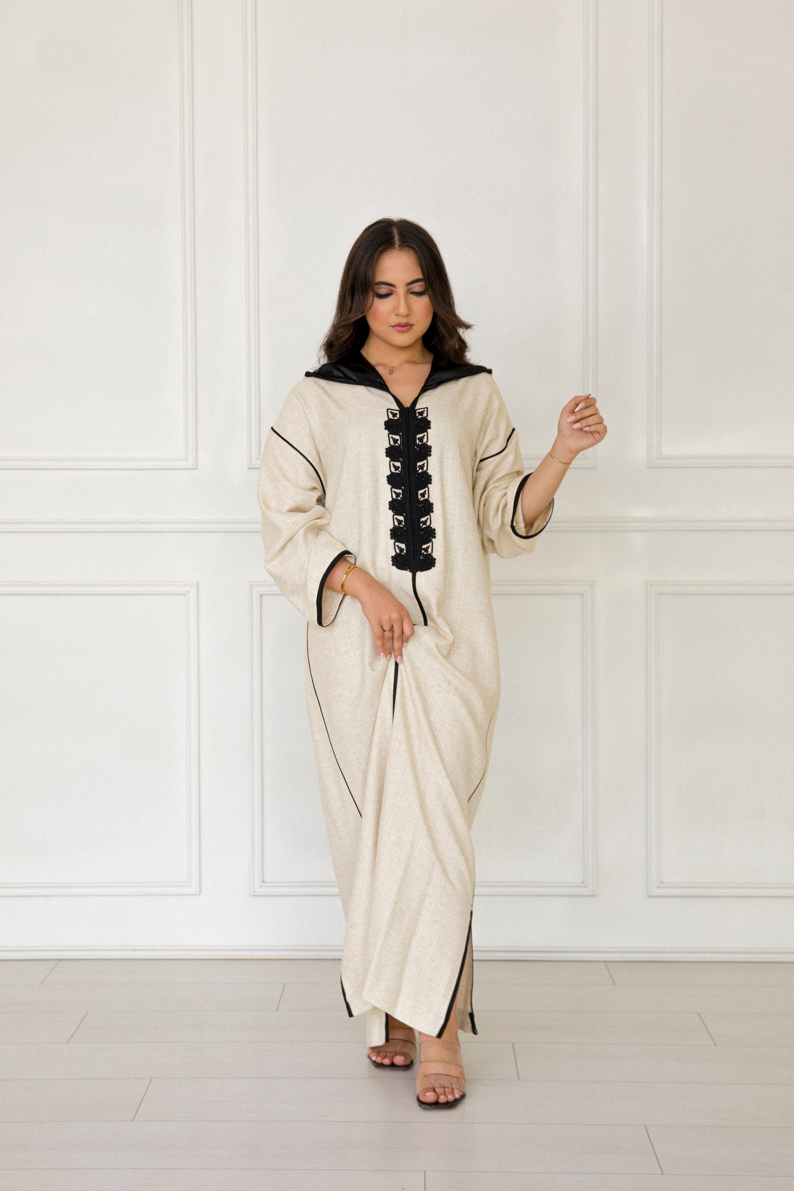 Djellaba Lin Façon Maâlem - 2023