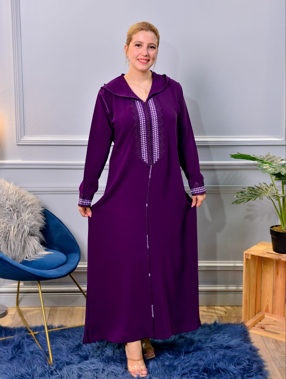 ✨ Nouvelle djellaba moderne à coupe évasée