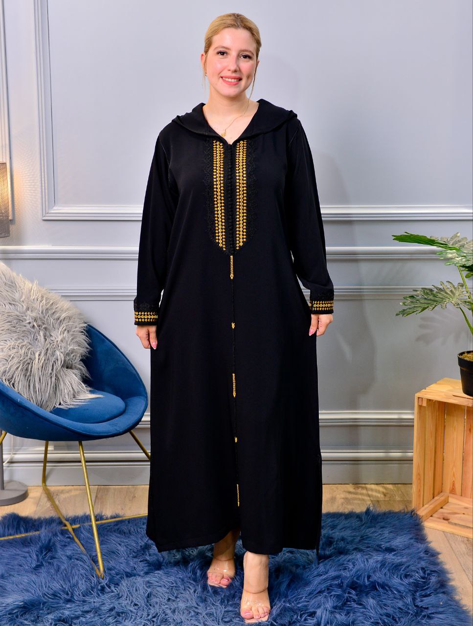 ✨ Nouvelle djellaba moderne à coupe évasée