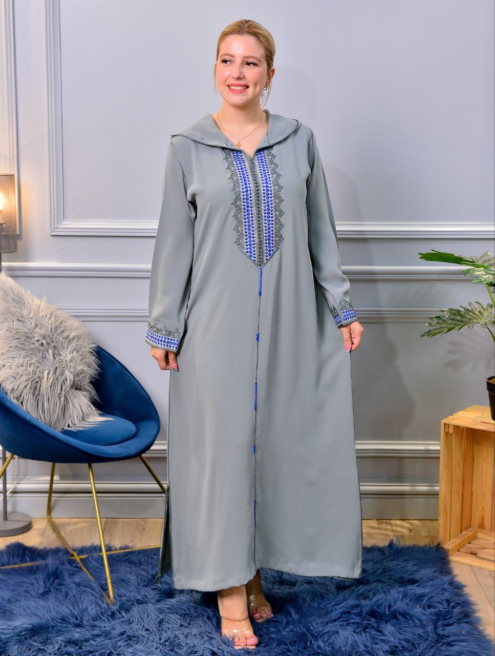 ✨ Nouvelle djellaba moderne à coupe évasée