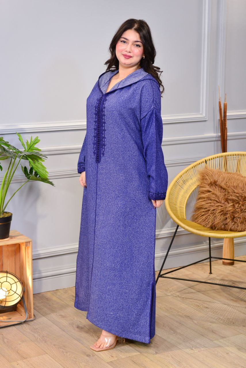 🧕 Djellaba d’hiver en tissu soufa de haute qualité
