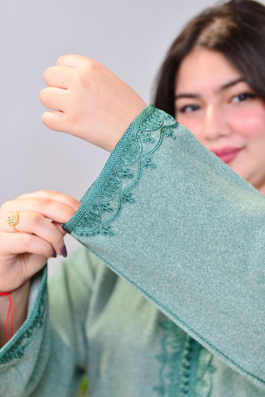 🧕 Djellaba d’hiver en tissu soufa de haute qualité