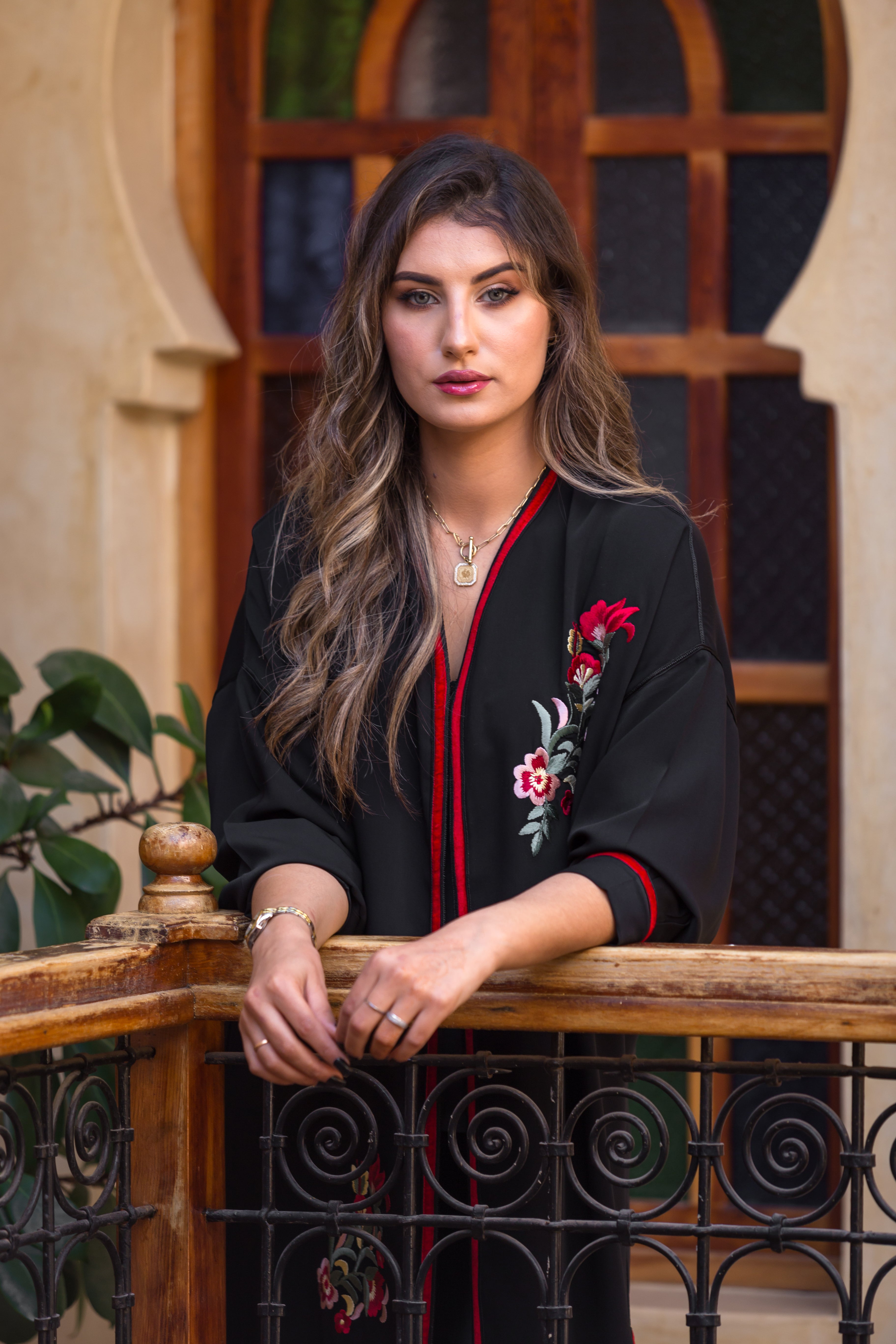 kimono-Tunique Fleurie