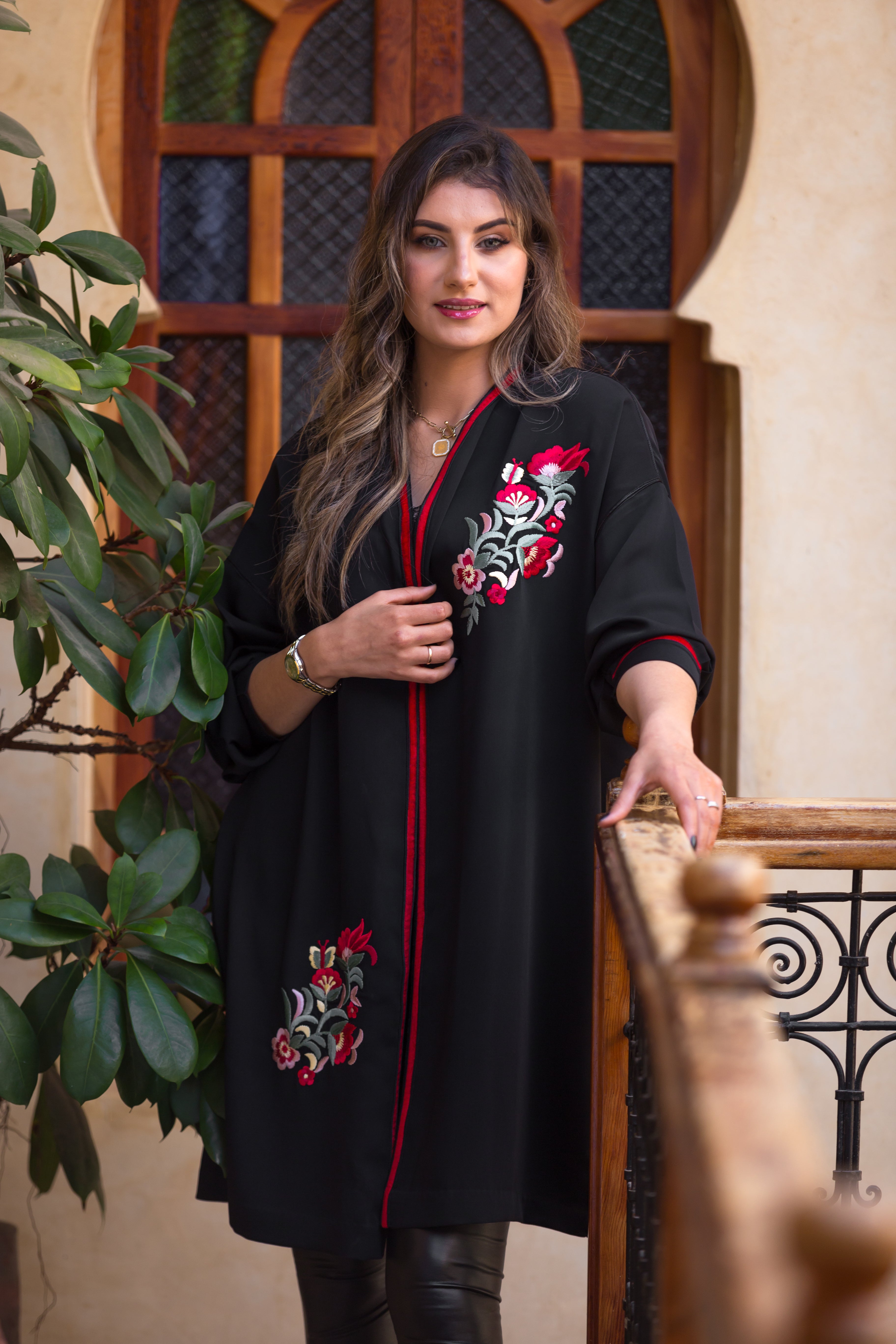 kimono-Tunique Fleurie