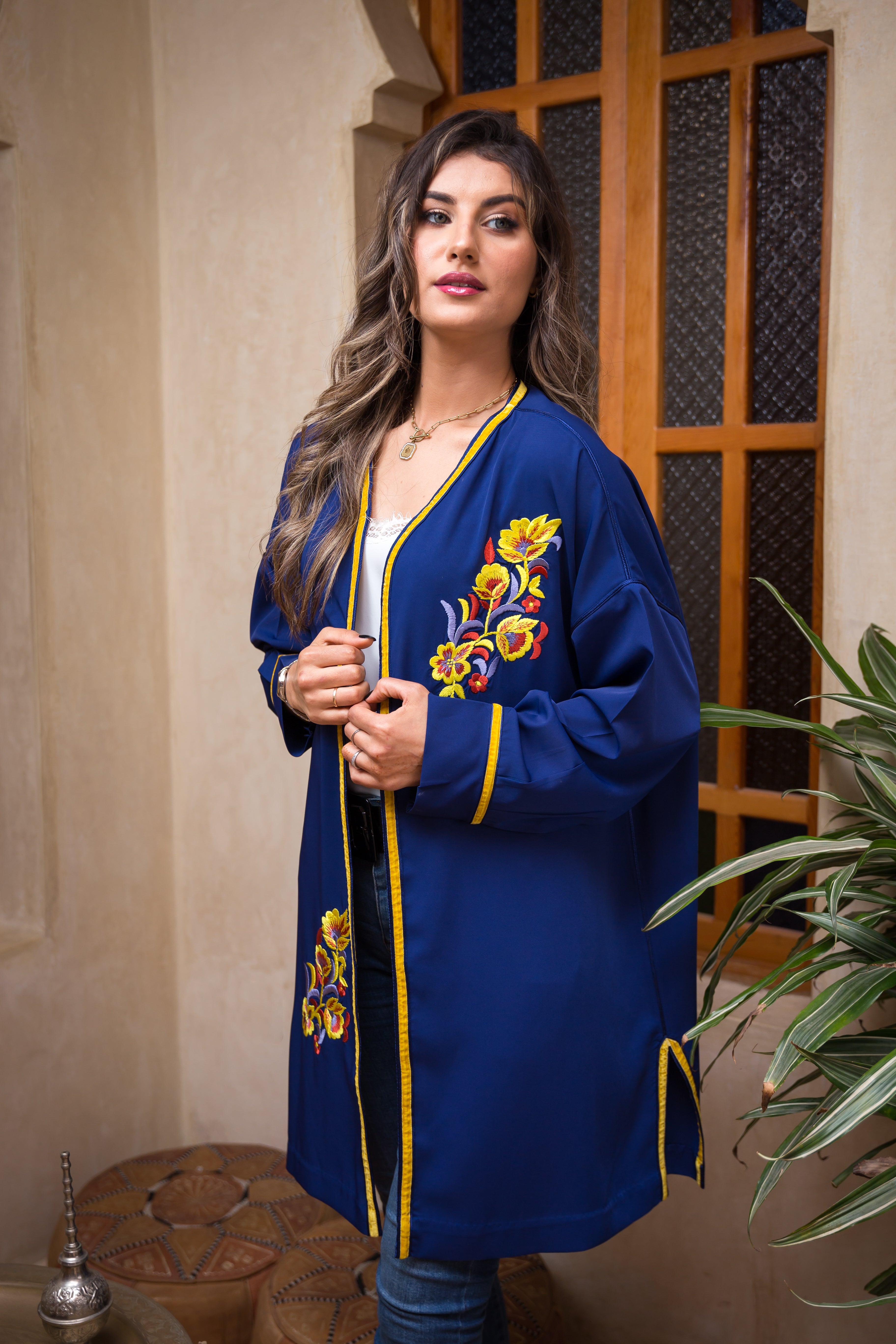 kimono-Tunique Fleurie