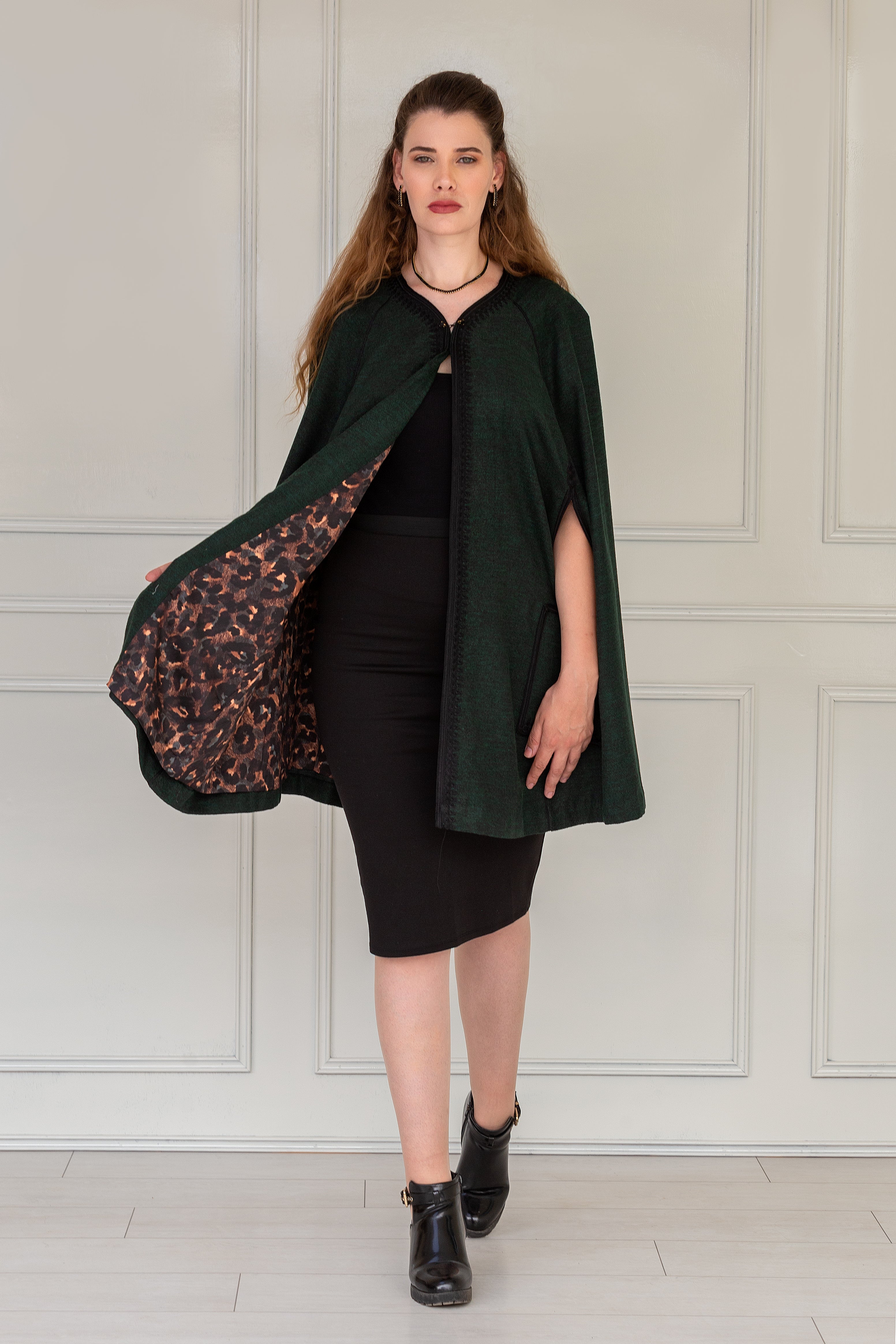 New - Cape Leopart - Mlifa - Cape pour femme