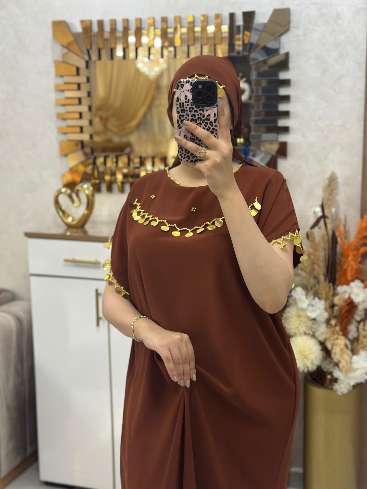 👗 Abaya égyptienne avec foulard