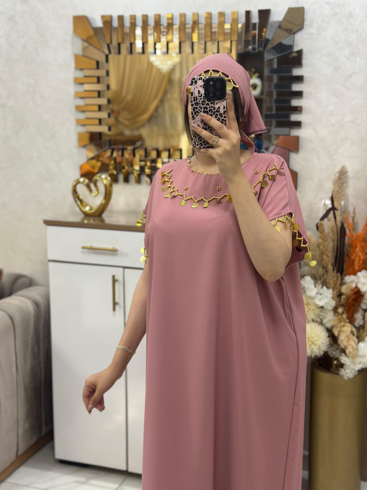 👗 Abaya égyptienne avec foulard