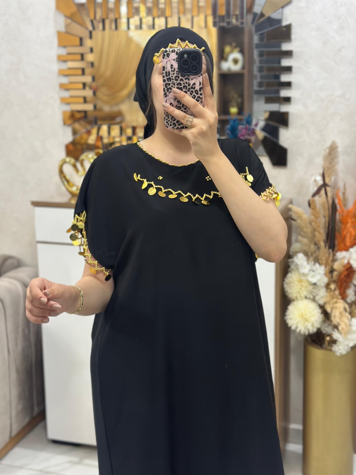 👗 Abaya égyptienne avec foulard
