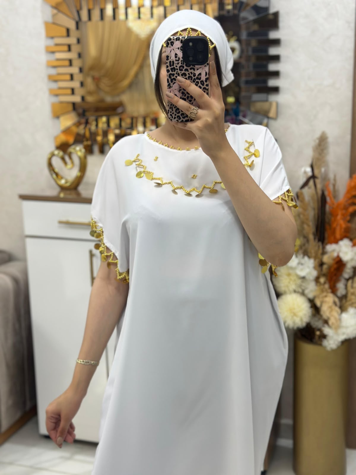 👗 Abaya égyptienne avec foulard