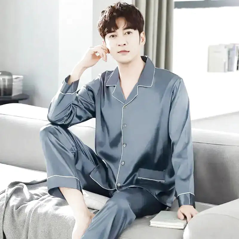 Ensemble Pyjama Satin Grande Taille